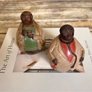 Vintage Pair Peruvian Chulucana Pottery